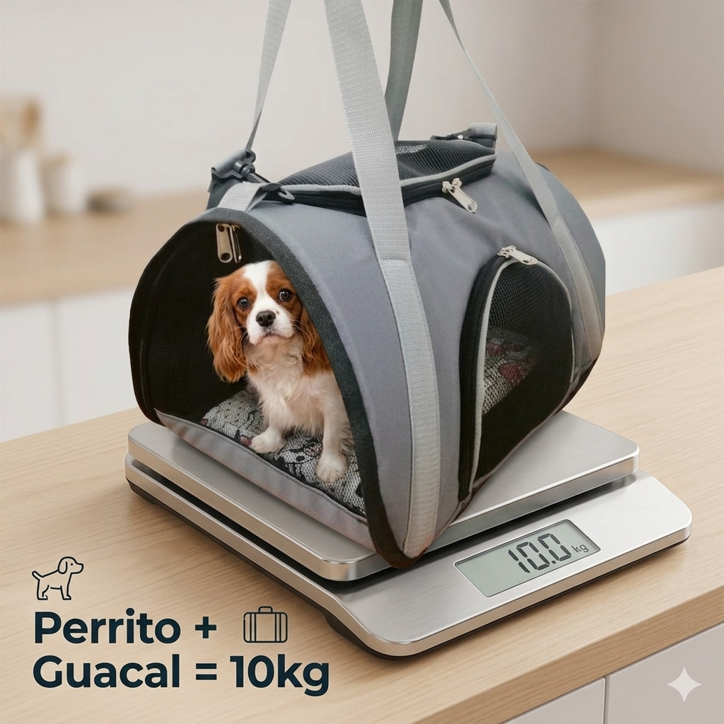Peso de mascota y guacal